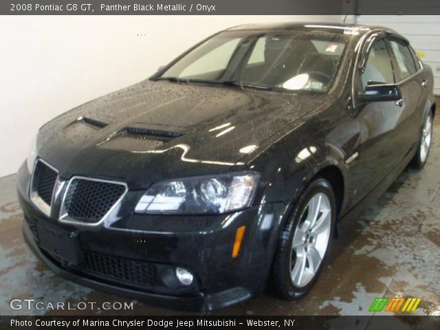 2008 Pontiac G8 GT in Panther Black Metallic