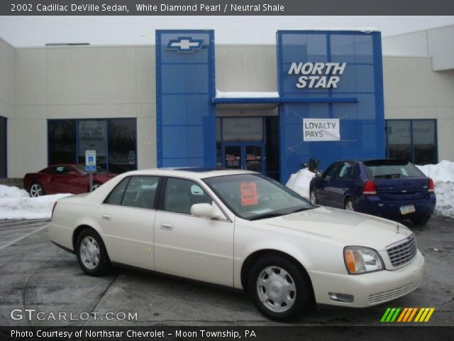 2002 Cadillac DeVille Sedan in White Diamond Pearl
