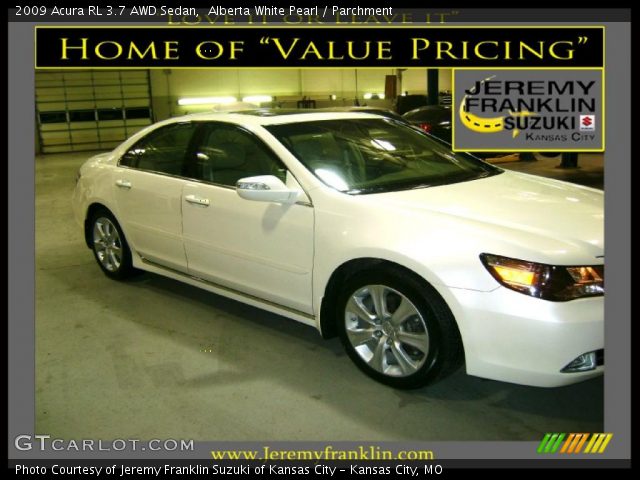 2009 Acura RL 3.7 AWD Sedan in Alberta White Pearl