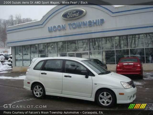 2006 Suzuki Aerio SX AWD Sport Wagon in White Pearl