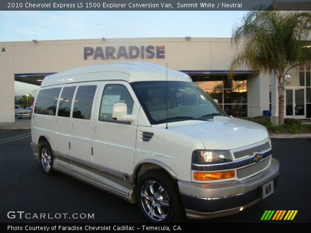 2010 Chevrolet Express LS 1500 Explorer Conversion Van in Summit White