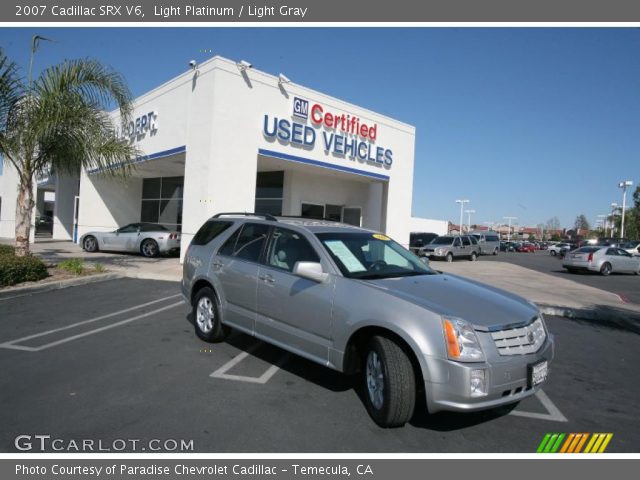 2007 Cadillac SRX V6 in Light Platinum