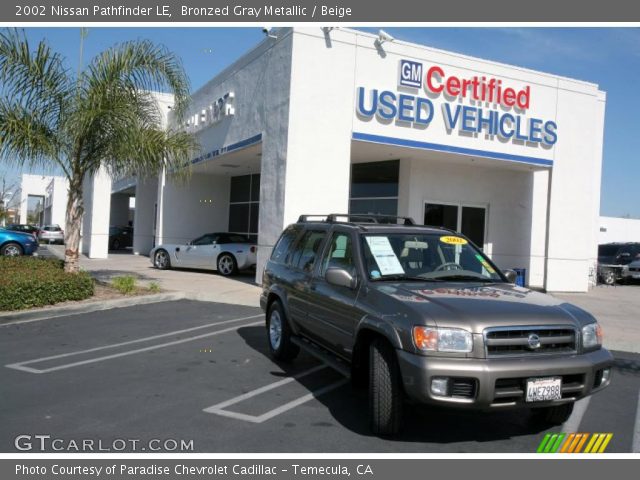 2002 Nissan Pathfinder LE in Bronzed Gray Metallic