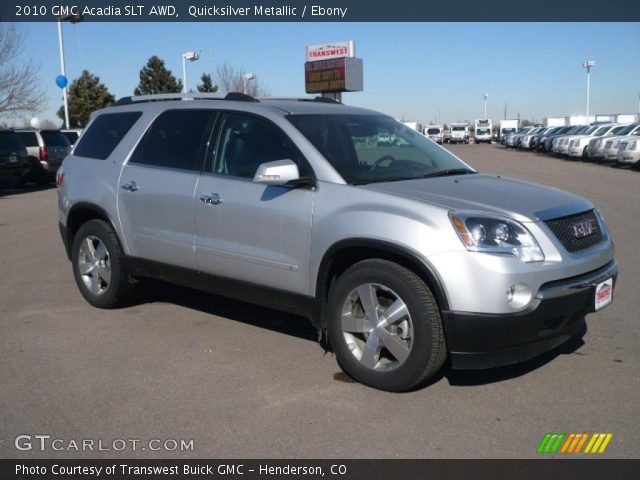 2010 GMC Acadia SLT AWD in Quicksilver Metallic