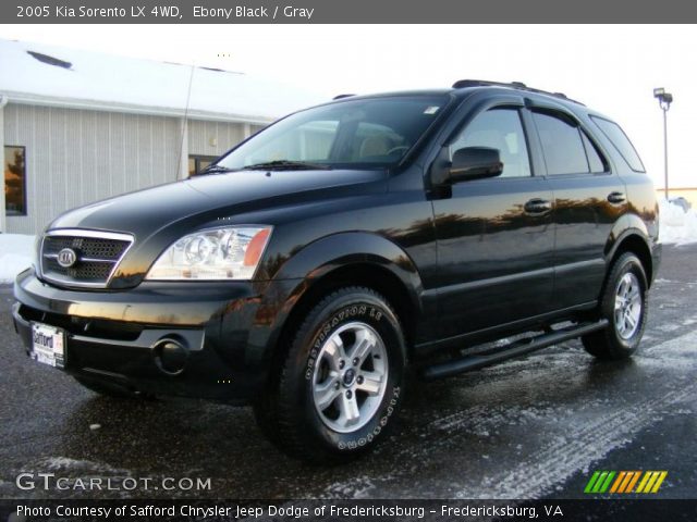 2005 Kia Sorento LX 4WD in Ebony Black