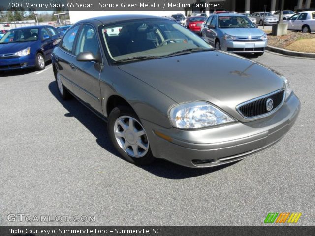 2003 Mercury Sable GS Sedan in Spruce Green Metallic