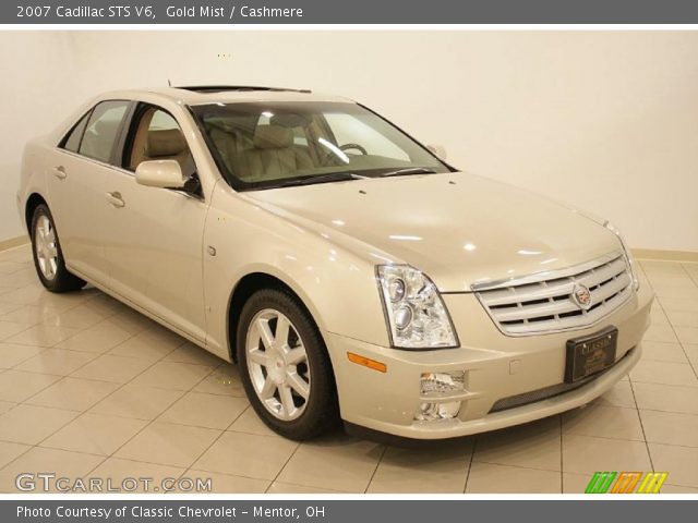 2007 Cadillac STS V6 in Gold Mist