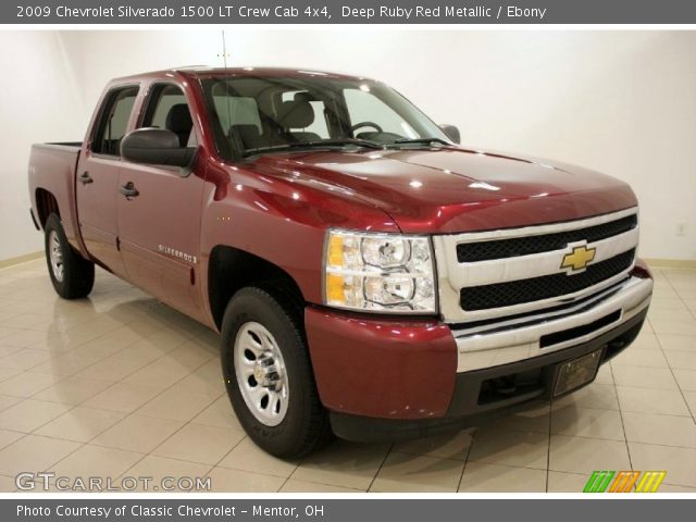 2009 Chevrolet Silverado 1500 LT Crew Cab 4x4 in Deep Ruby Red Metallic