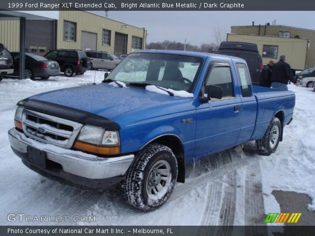 1999 Ford Ranger XLT Extended Cab in Bright Atlantic Blue Metallic
