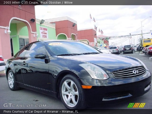 2003 Infiniti G 35 Coupe in Black Obsidian