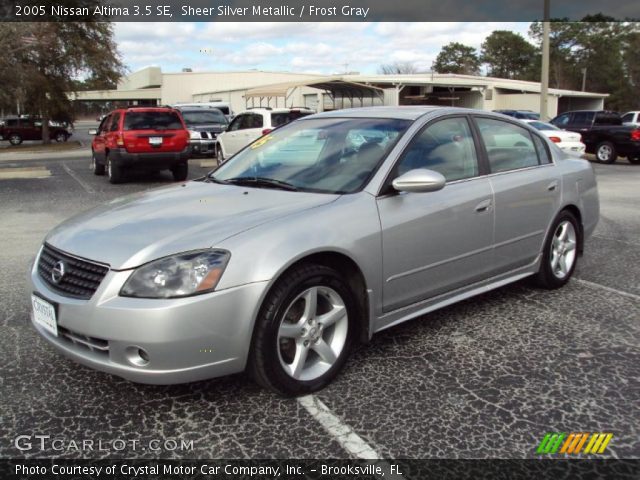 2005 Nissan Altima 3.5 SE in Sheer Silver Metallic