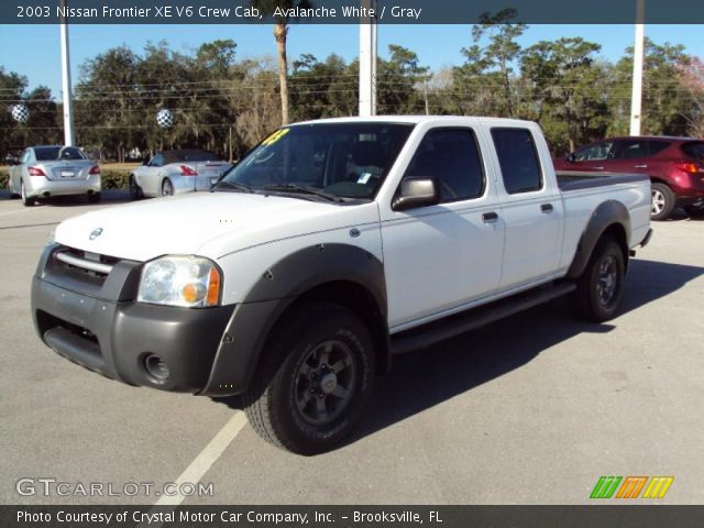 2003 Nissan Frontier XE V6 Crew Cab in Avalanche White