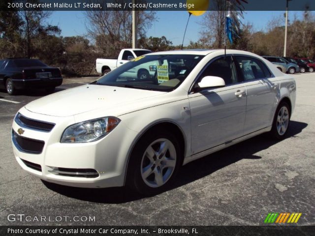 2008 Chevrolet Malibu LT Sedan in White