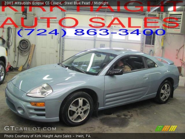 2003 Mitsubishi Eclipse GS Coupe in Steel Blue Pearl