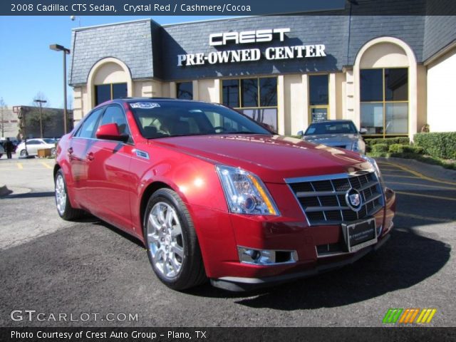 2008 Cadillac CTS Sedan in Crystal Red