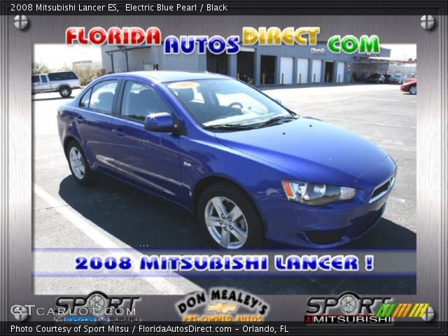 2008 Mitsubishi Lancer ES in Electric Blue Pearl