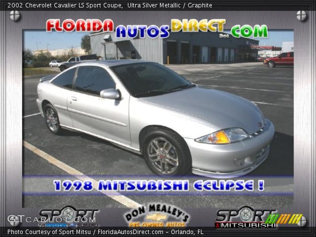 2002 Chevrolet Cavalier LS Sport Coupe in Ultra Silver Metallic
