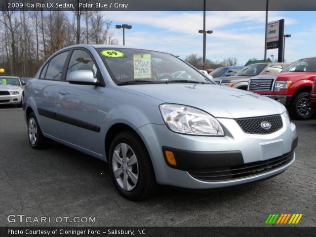 2009 Kia Rio LX Sedan in Polar Blue