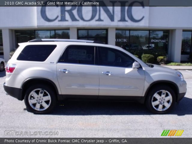 2010 GMC Acadia SLT in Gold Mist Metallic