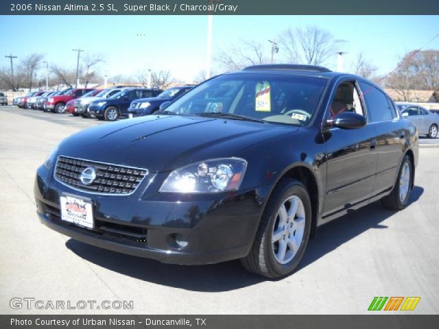 2006 Nissan Altima 2.5 SL in Super Black