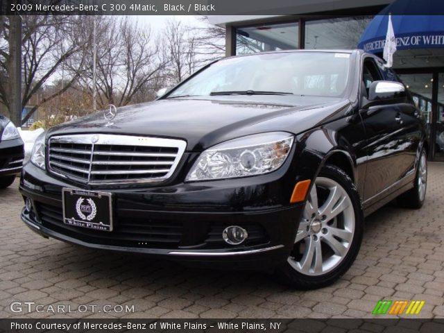 2009 Mercedes-Benz C 300 4Matic in Black