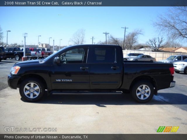 2008 Nissan Titan SE Crew Cab in Galaxy Black
