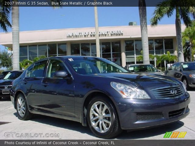 2007 Infiniti G 35 Sedan in Blue Slate Metallic