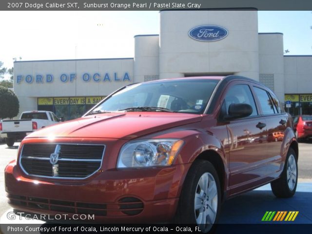 2007 Dodge Caliber SXT in Sunburst Orange Pearl