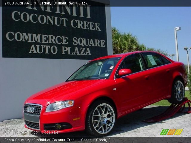 2008 Audi A4 2.0T Sedan in Brilliant Red