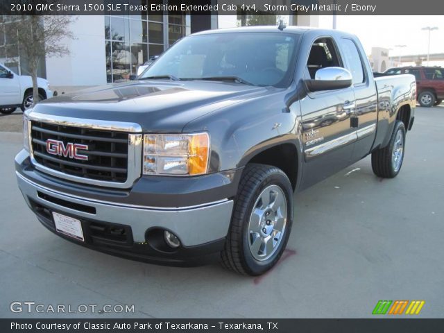 2010 GMC Sierra 1500 SLE Texas Edition Extended Cab 4x4 in Storm Gray Metallic