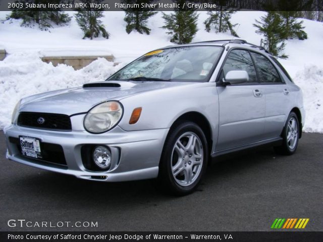 2003 Subaru Impreza WRX Wagon in Platinum Silver Metallic