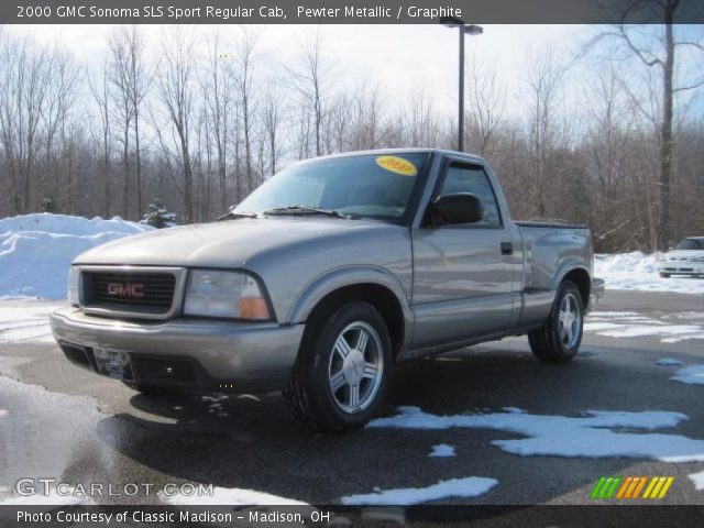 2000 GMC Sonoma SLS Sport Regular Cab in Pewter Metallic