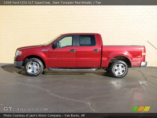 2006 Ford F150 XLT SuperCrew in Dark Toreador Red Metallic