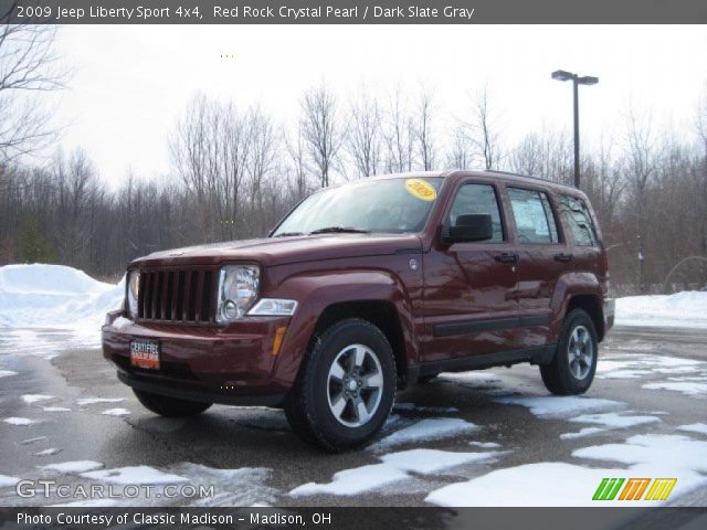 2009 Jeep Liberty Sport 4x4 in Red Rock Crystal Pearl