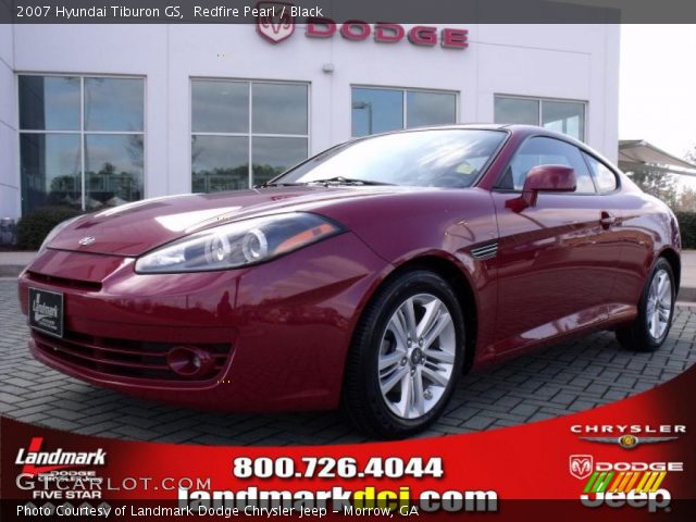 2007 Hyundai Tiburon GS in Redfire Pearl