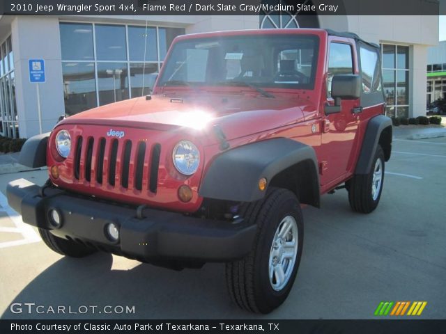 2010 Jeep Wrangler Sport 4x4 in Flame Red