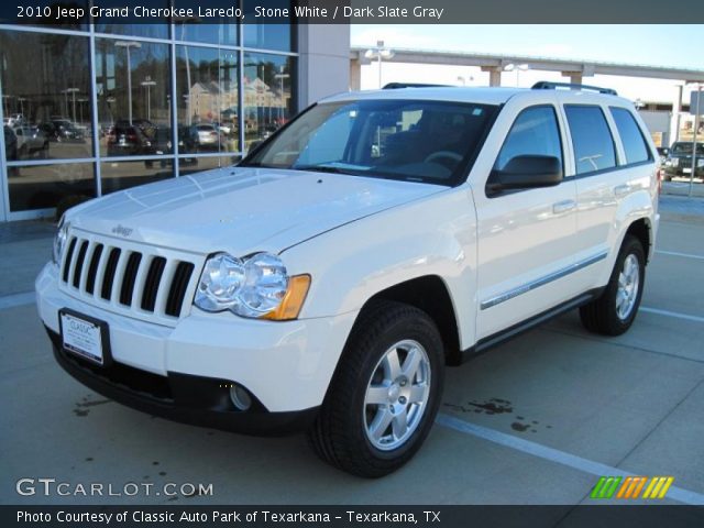 White Jeep Grand Cherokee 2010. Stone White 2010 Jeep Grand