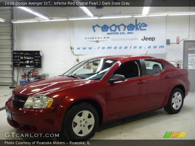 2010 Dodge Avenger SXT in Inferno Red Crystal Pearl