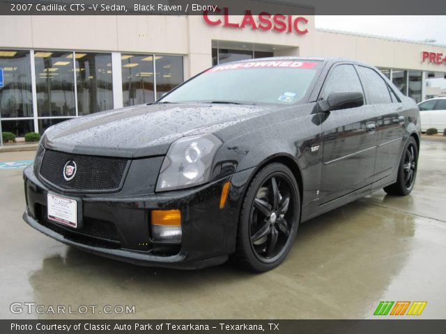 2007 Cadillac CTS -V Sedan in Black Raven