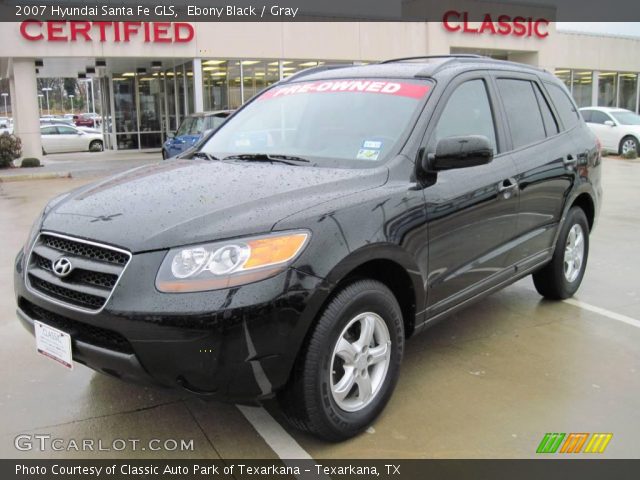 2007 Hyundai Santa Fe GLS in Ebony Black