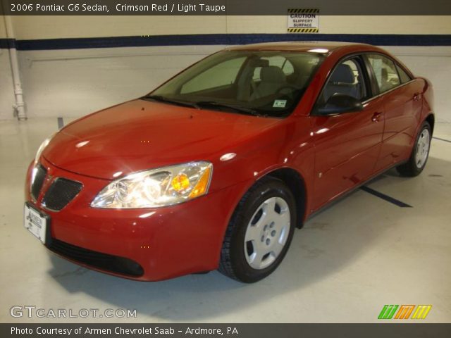 2006 Pontiac G6 Sedan in Crimson Red