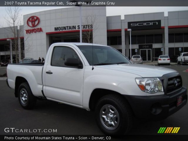 2007 Toyota Tacoma Regular Cab in Super White
