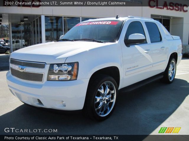 2007 Chevrolet Avalanche LTZ in Summit White