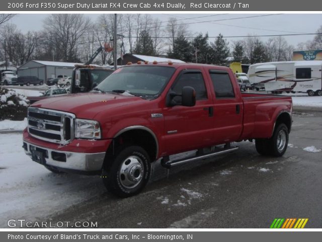 2006 Ford F350 Super Duty Lariat FX4 Crew Cab 4x4 Dually in Red Clearcoat