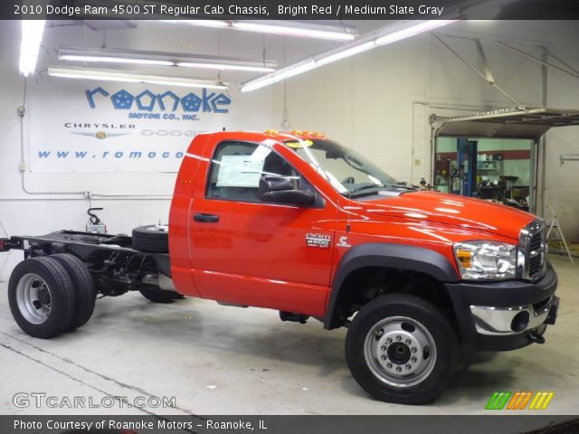 2010 Dodge Ram 4500 ST Regular Cab Chassis in Bright Red