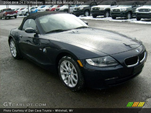 2006 BMW Z4 3.0i Roadster in Monaco Blue Metallic
