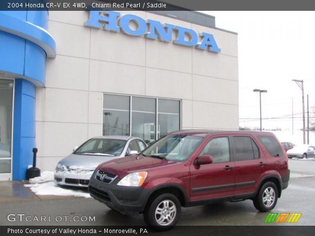 2004 Honda CR-V EX 4WD in Chianti Red Pearl