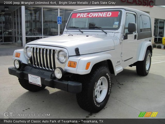 2006 Jeep Wrangler Unlimited 4x4 in Bright Silver Metallic