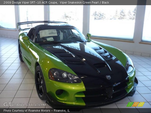 2009 Dodge Viper SRT-10 ACR Coupe in Viper Snakeskin Green Pearl