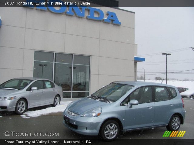 2007 Honda Fit  in Lunar Mist Blue Metallic